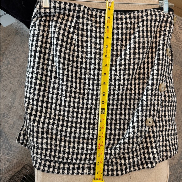Maeve Black and White Checkered Blouse and Skirt Set - Picture 13 of 13